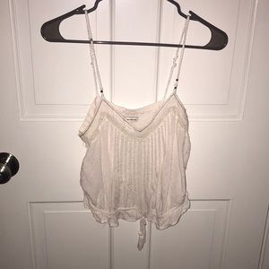 White blouse tank top, American Eagle